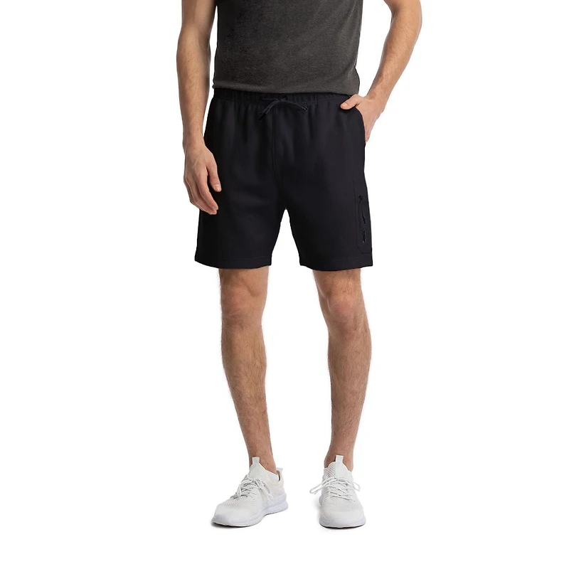 U.S. Polo Assn. Short de Jogging en Interlock Contrecollé Avec Poche Zippée Pour Hommes Short de Jogging pour Homme Avec Poche Zippée