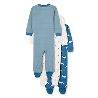 Lot de 3 grenouillères George pour bébés garçons