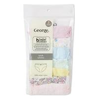 Lot de 7 petites culottes George pour petites filles Tailles 2T/3T-4T