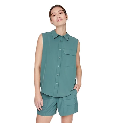 Chemisier de randonnée sans manches Canadiana x SGRC pour femmes