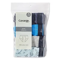 George Toddler Boys' Briefs 4-Pack, Sizes 2T/3T-4T
