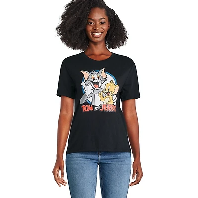 Tom and Jerry Women's Short Sleeve Tee
