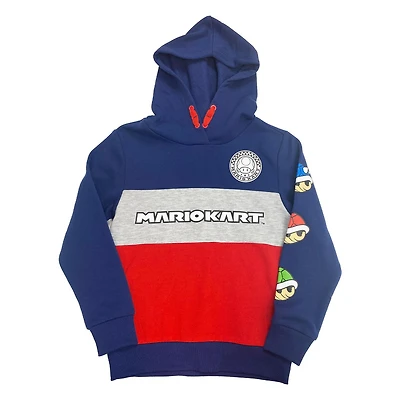 Mario Kart Boys Go Long Sleeve Hoodie