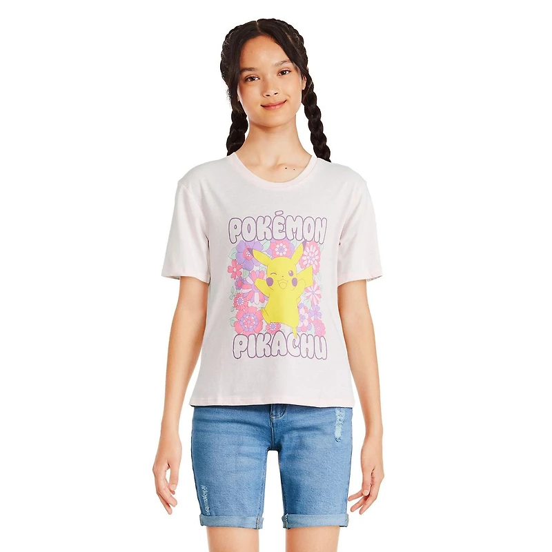 Pokemon Girls' Pikachu Tee