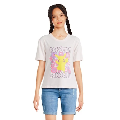 Pokemon Girls' Pikachu Tee