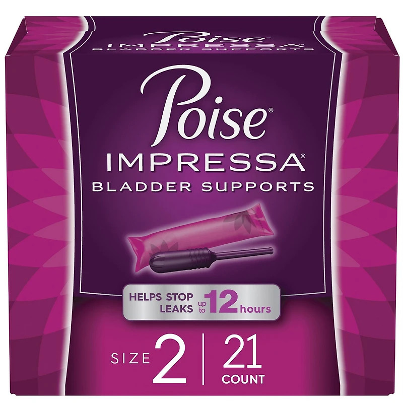 POISE IMPRESSA SIZE 2 BLADDER SUPPORT DEVICE 21