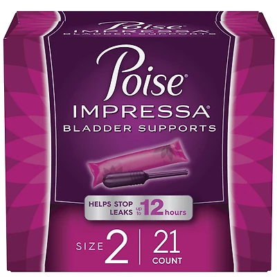 POISE IMPRESSA SIZE 2 BLADDER SUPPORT DEVICE 21