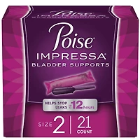 POISE IMPRESSA SIZE 2 BLADDER SUPPORT DEVICE 21