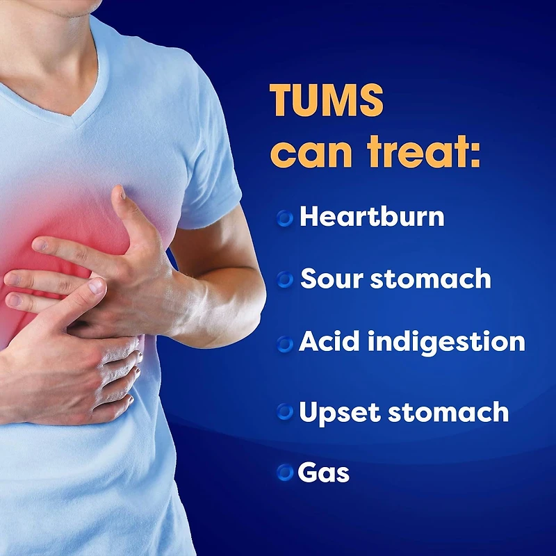 TUMS Bouchées tendres avec soulagement des gaz, 54ct