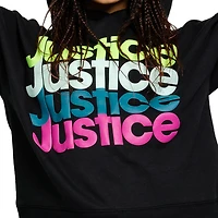 Justice Girls X Four Long Sleeve Hoodie