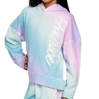 Justice Girls Text Wave Long Sleeve Hoodie