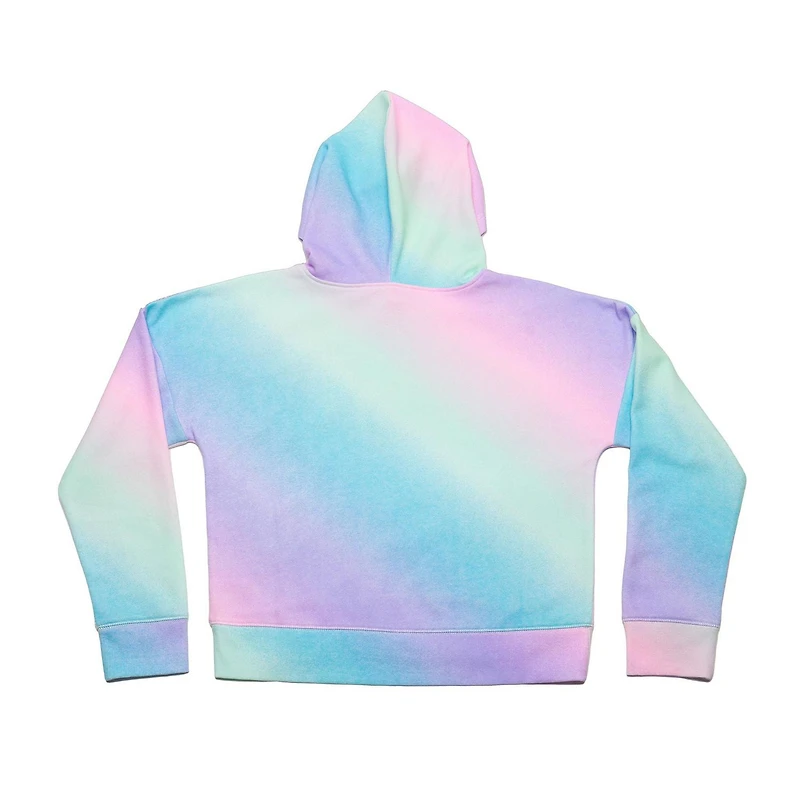 Justice Girls Text Wave Long Sleeve Hoodie