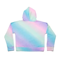 Justice Girls Text Wave Long Sleeve Hoodie