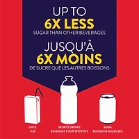 Pedialyte, solution de réhydratation orale à base d'électrolytes, fraise, bouteille de 1 L
