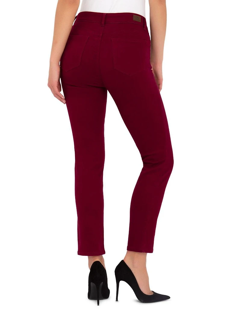 Jordache Women's Button Front Skinny