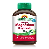Jamieson Magnesium Bisglycinate 100 mg, 70 Capsules