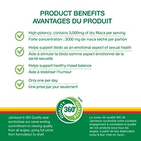 Jamieson Maca 3,000 mg, 60 Capsules 60 Capsules