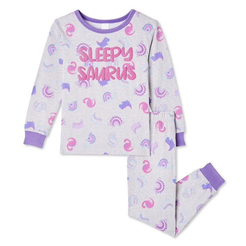 George Toddler Girls' Long Sleeve Tee and Pant 2-Piece Set