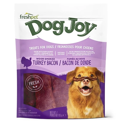 Friandises à la dinde et au bacon pour chiens Dog Joy Bacon de dinde Dog Joy