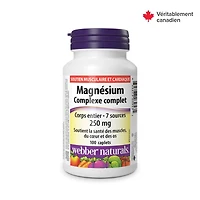 Webber Naturals Magnesium Complete Complex 250 mg, 100 Caplets
