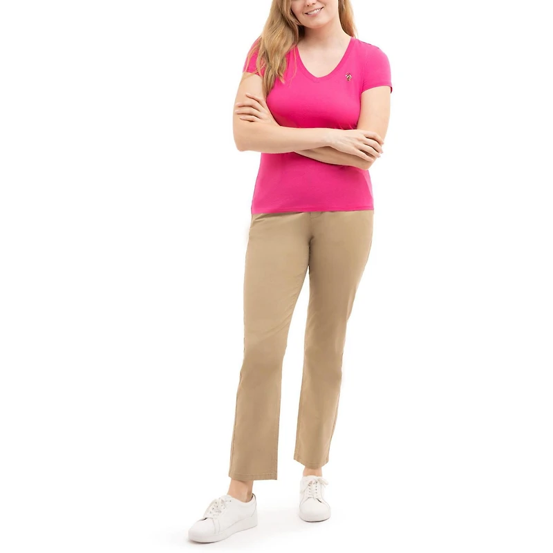 U.S. Polo Assn T-shirt à col en V pour femme