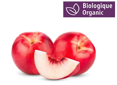 Nectarines biologiques