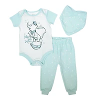 Disney Dumbo 3pc interlock PJ set