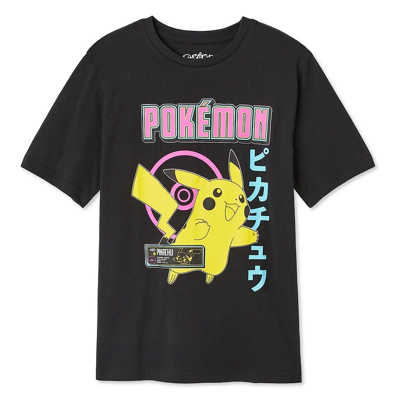 Pokemon Boys' Pikachu Tee, Sizes XS-XL