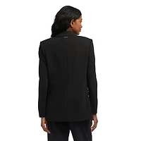 Mexx Blazer boutonné avec col à revers pour femmes Tailles: S-XL