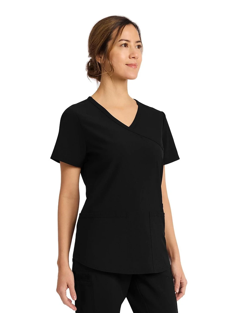 Scrubstar Core Essential Women's Wrap Scrub Top