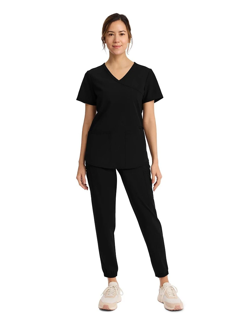 Scrubstar Core Essential Women's Wrap Scrub Top