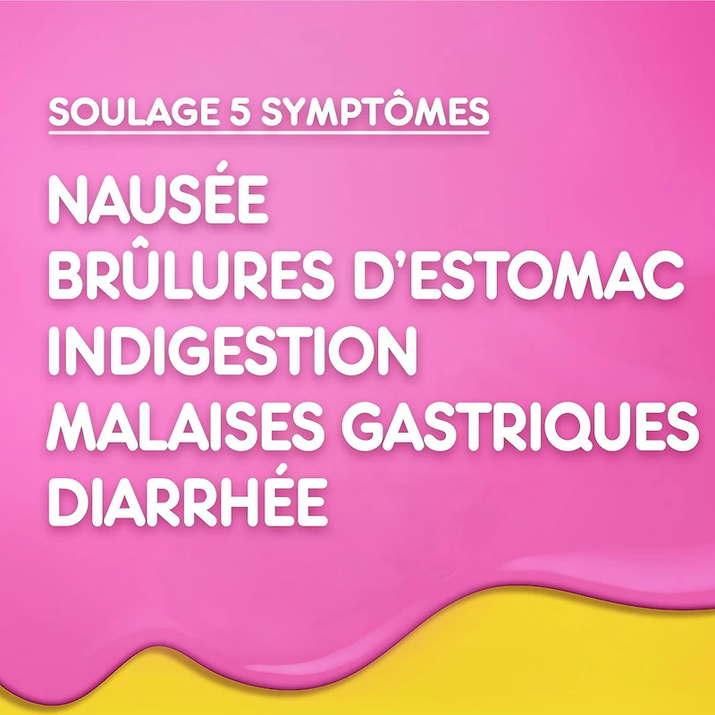 Pepto Bismol liquide pour soulager la nausée, les brûlures d’estomac, l’indigestion, les malaises gastriques et la diarrhée, saveur originale 480 ml