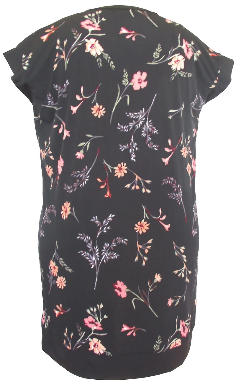 Robe droite pour dames avec manches courtes de George Plus