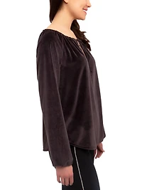 Jordache Women's Peasant Top