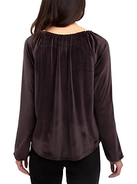 Jordache Women's Peasant Top