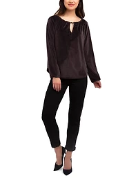 Jordache Women's Peasant Top