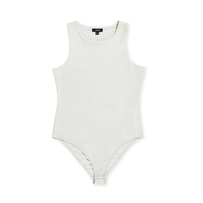 Mexx Women’s Round Collar Sleeveless Knit Bodysuit