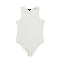 Mexx Women’s Round Collar Sleeveless Knit Bodysuit