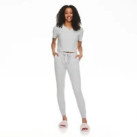 No Boundaries Women's Waffle Tee