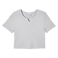 No Boundaries Women's Waffle Tee