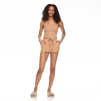 Short en tricot gaufré No Boundaries pour femmes
