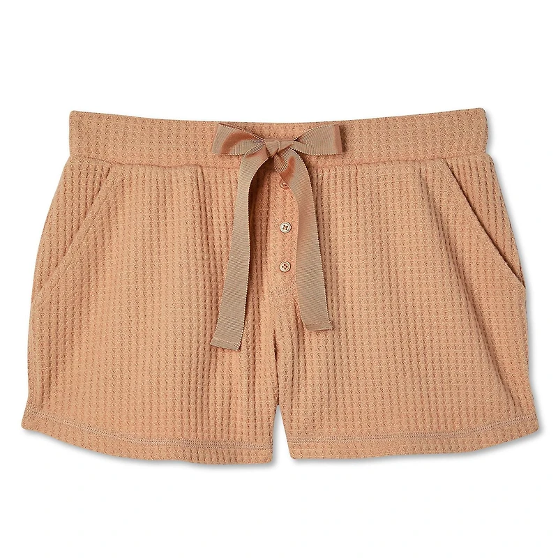 Short en tricot gaufré No Boundaries pour femmes