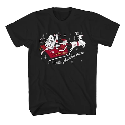 George t-shirt laid de noël pour homme - covoiturage du Père Noël