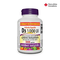 Webber Naturals Vitamine D3 1000 IU