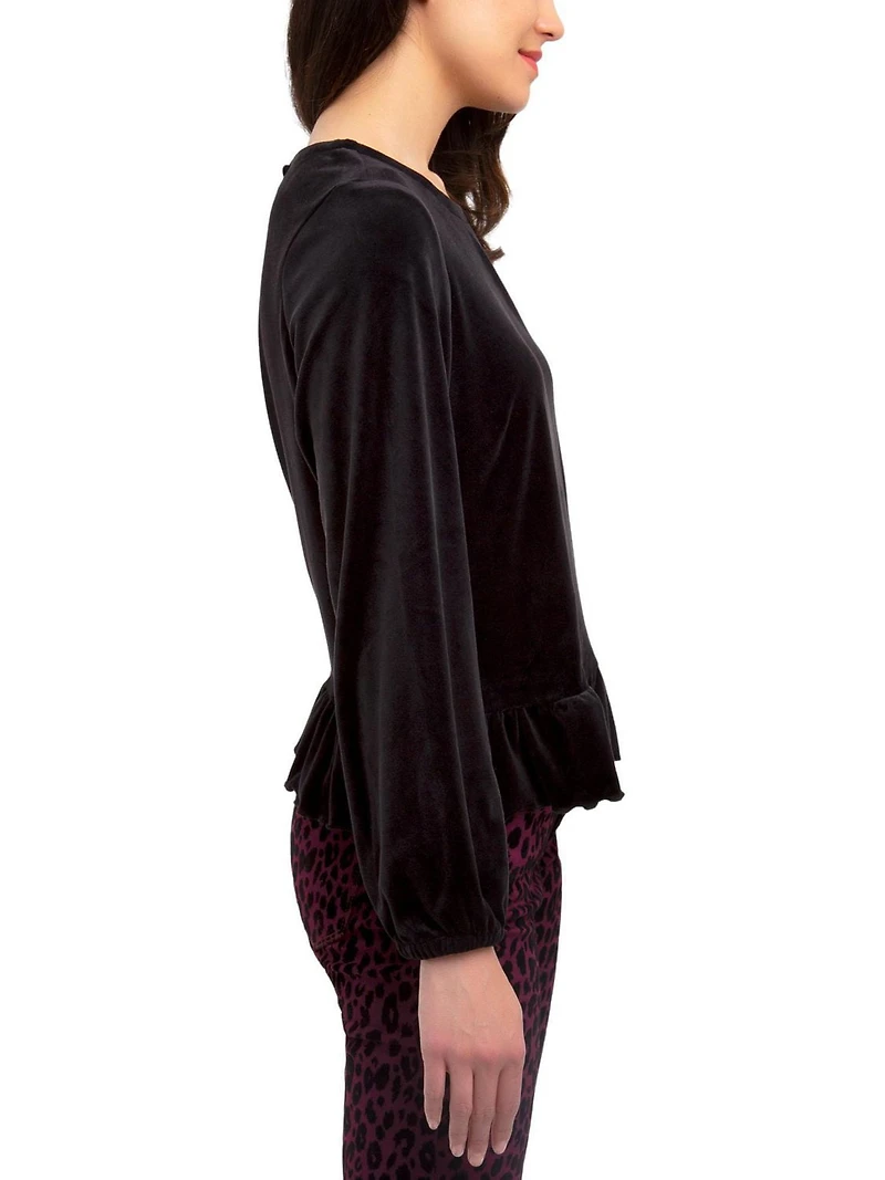 Jordache Women's Peplum Top