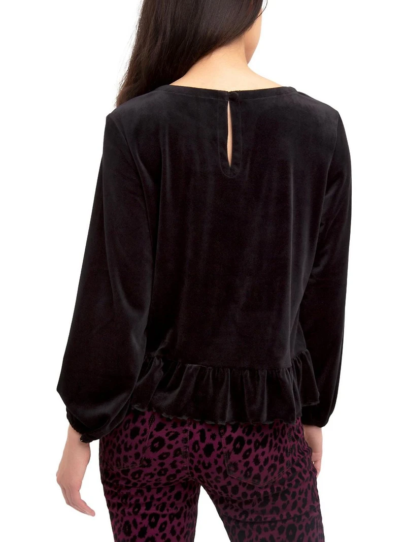 Jordache Women's Peplum Top