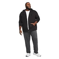 Haut à capuchon zippé sur la longueur George Plus pour hommes Tailles 3XL-5XL
