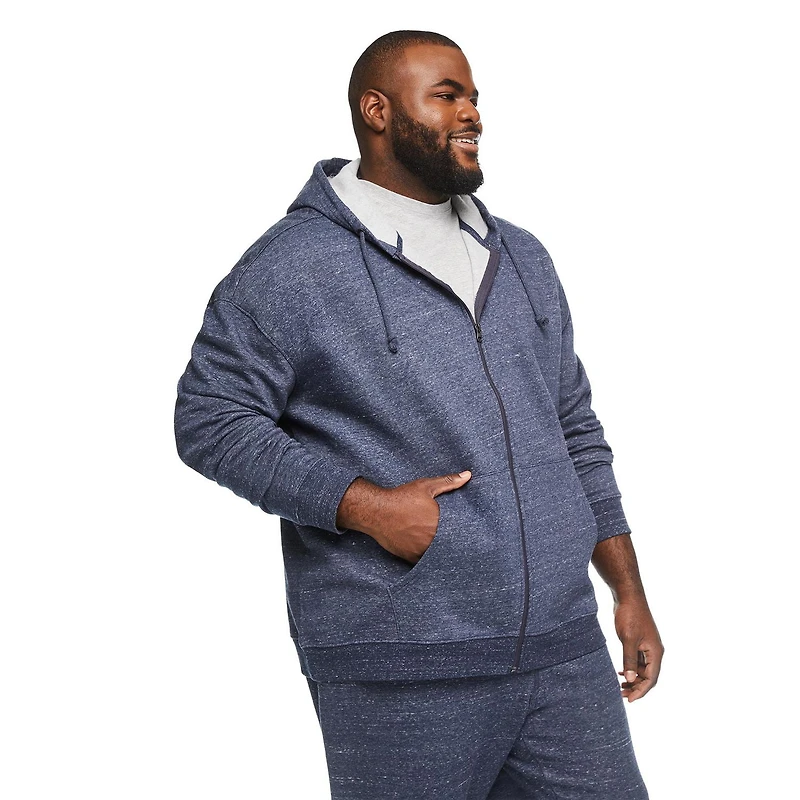 George Big Men's Full-Zip Hoodie