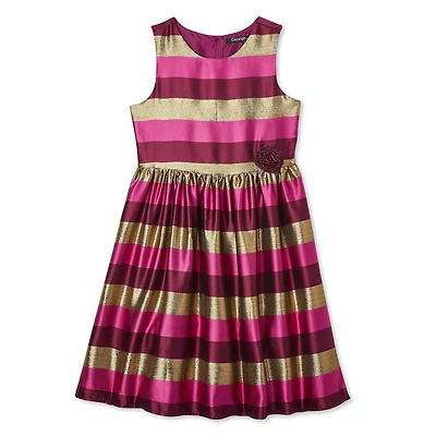 Robe rayée sans manches George pour filles