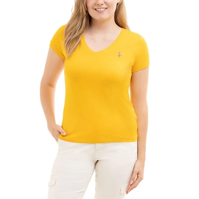 U.S. Polo Assn T-shirt à col en V pour femme